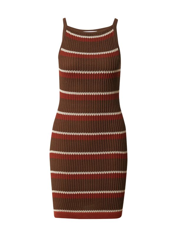 Guido Maria Kretschmer Women Guido Maria Kretschmer Women Рокля 'Sita'  бежово / кафяво / червено