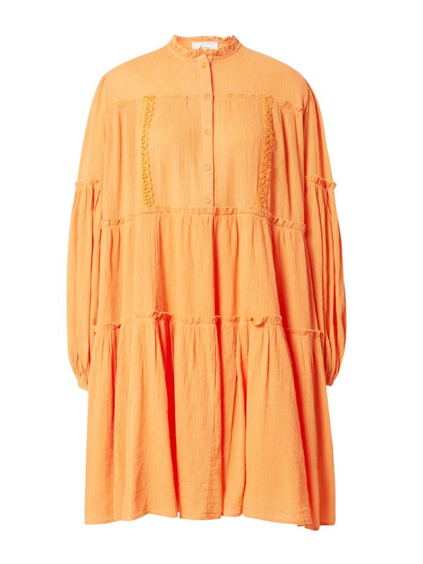 Guido Maria Kretschmer Women Guido Maria Kretschmer Women Рокля тип риза 'Aurelia'  оранжево