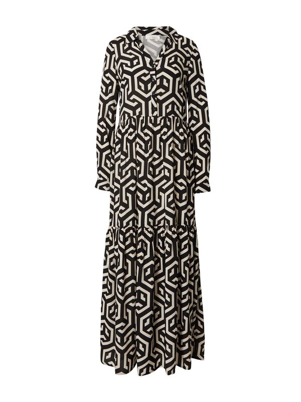 Guido Maria Kretschmer Women Guido Maria Kretschmer Women Рокля тип риза 'Heidi'  бежово / черно