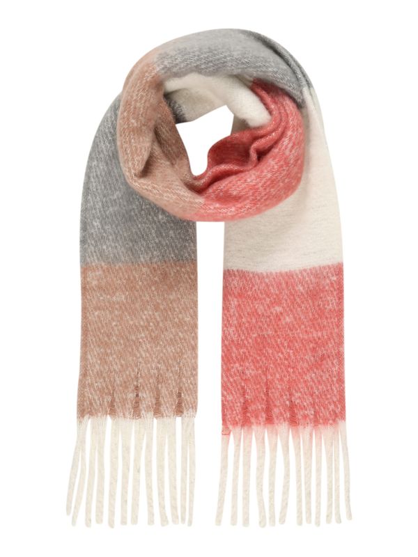 Guido Maria Kretschmer Women Guido Maria Kretschmer Women Шал 'Ria'  кремаво / карамел / пепел от рози / черен меланж