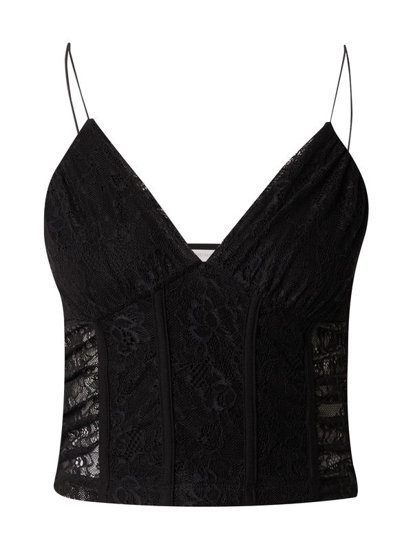 Guido Maria Kretschmer Women Guido Maria Kretschmer Women Тениска 'Bryna'  черно