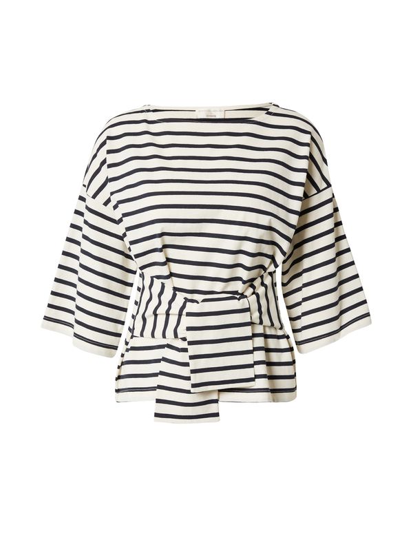 Guido Maria Kretschmer Women Guido Maria Kretschmer Women Тениска 'Dajana'  екрю / нейви синьо