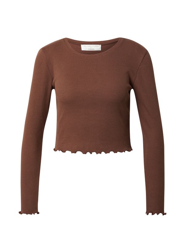 Guido Maria Kretschmer Women Guido Maria Kretschmer Women Тениска 'Evie'  кафяво