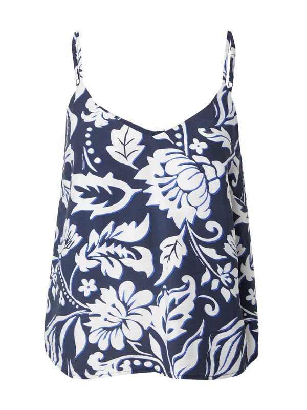 Guido Maria Kretschmer Women Guido Maria Kretschmer Women Топ 'Stina'  нейви синьо / бяло