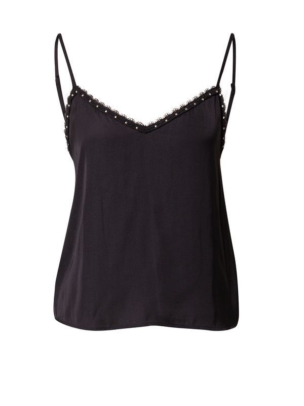 Guido Maria Kretschmer Women Guido Maria Kretschmer Women Топ 'Valeria'  черно / сребърно