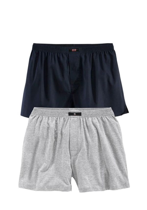 H.I.S H.I.S Боксерки  нейви синьо / сиво