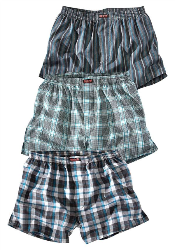 H.I.S H.I.S Боксерки 'PAF'  тюркоазен / тъмносиво / бяло