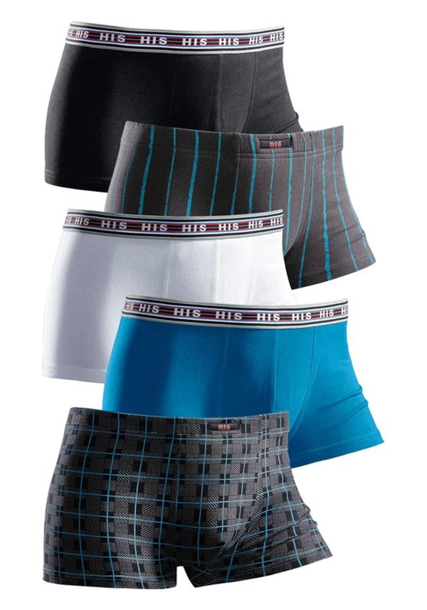 H.I.S H.I.S Боксерки  синьо / сиво / бяло