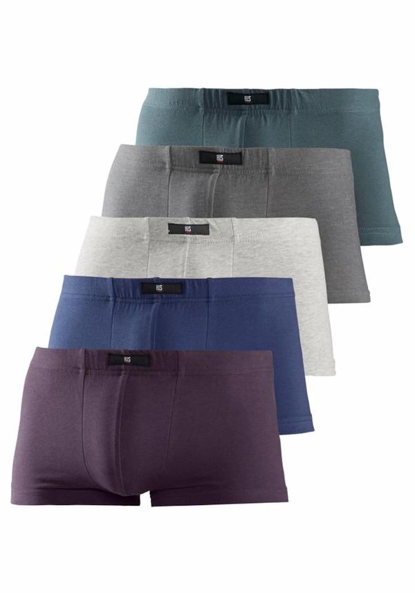 H.I.S H.I.S Боксерки  тъмносиньо / светлосиво / тъмносиво / тревнозелено / тъмнолилаво