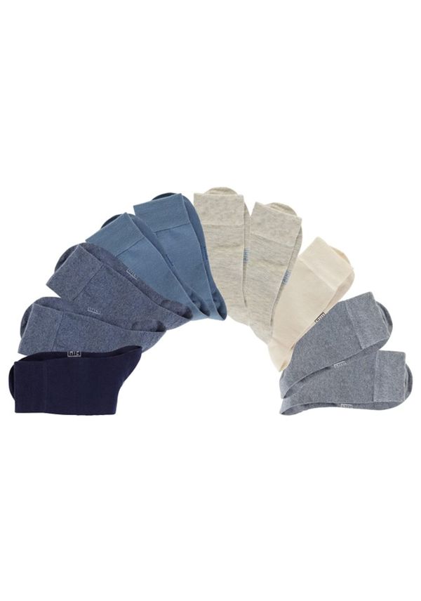 H.I.S H.I.S Къси чорапи  синьо / светлосиньо