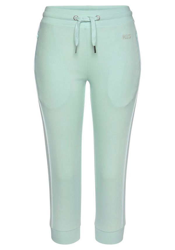 H.I.S H.I.S Панталон  небесносиньо / сиво / бяло