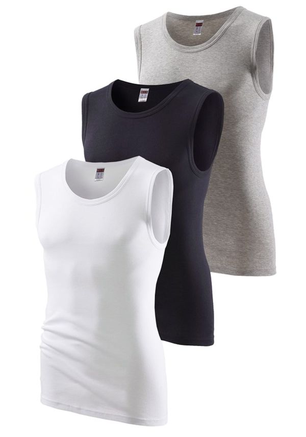 H.I.S H.I.S Потник  сив меланж / черно / бяло