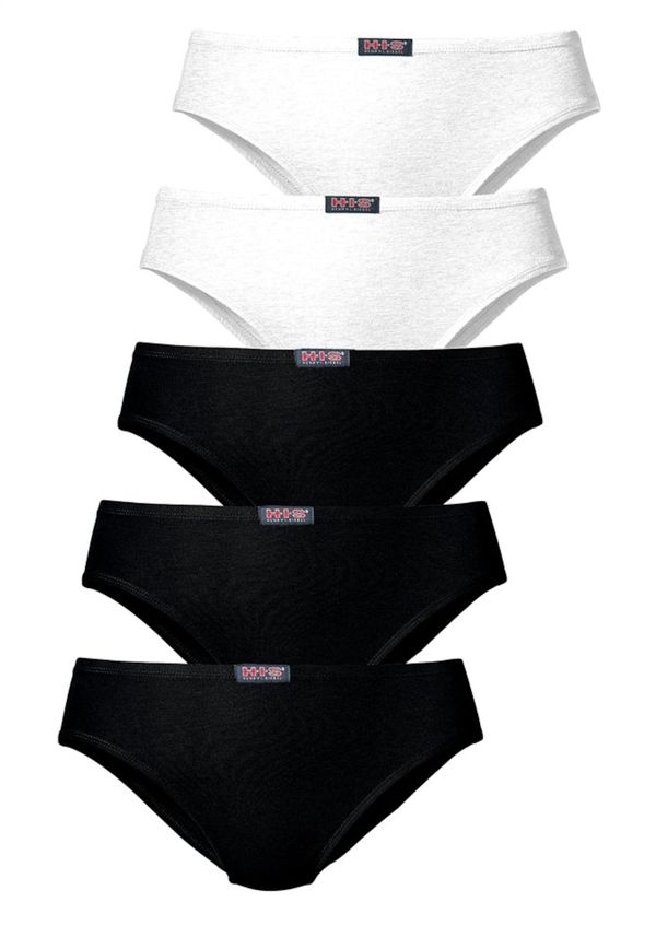 H.I.S H.I.S Слип  черно / бяло