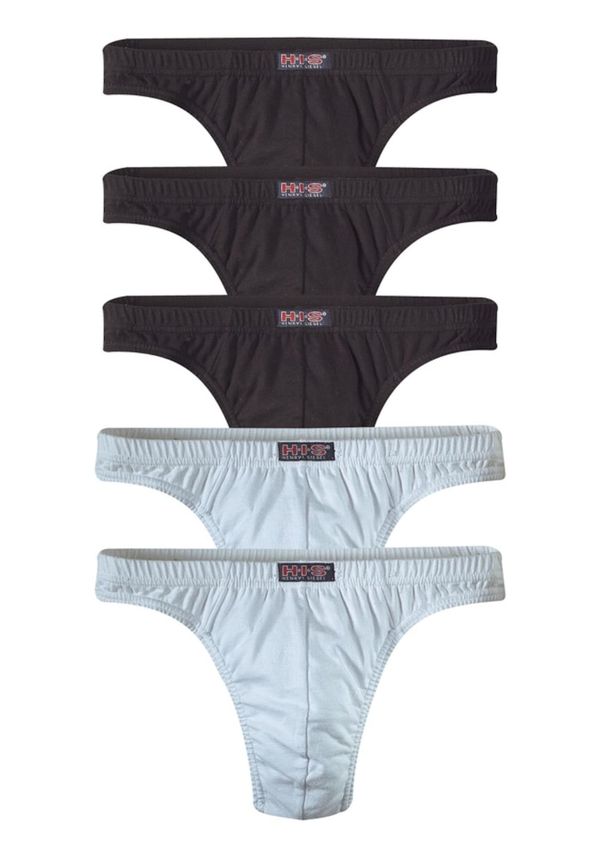 H.I.S H.I.S Слип  черно / бяло