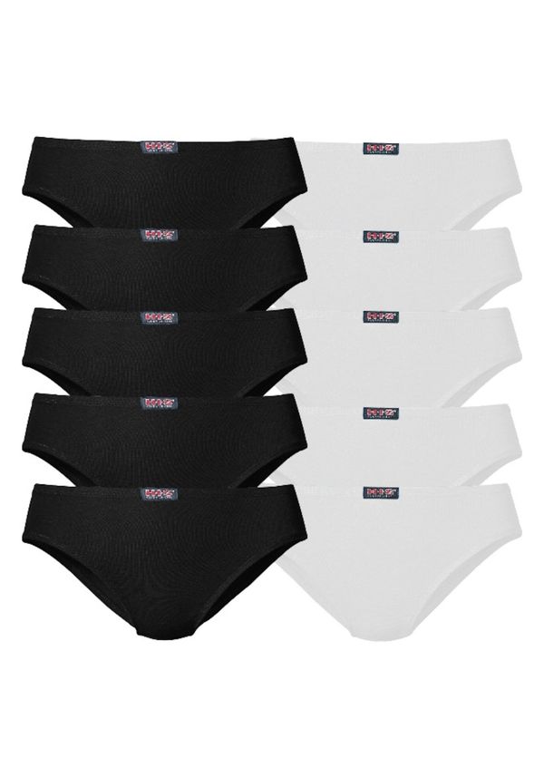 H.I.S H.I.S Слип  черно / бяло