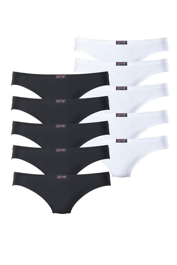 H.I.S H.I.S Стринг  черно / бяло