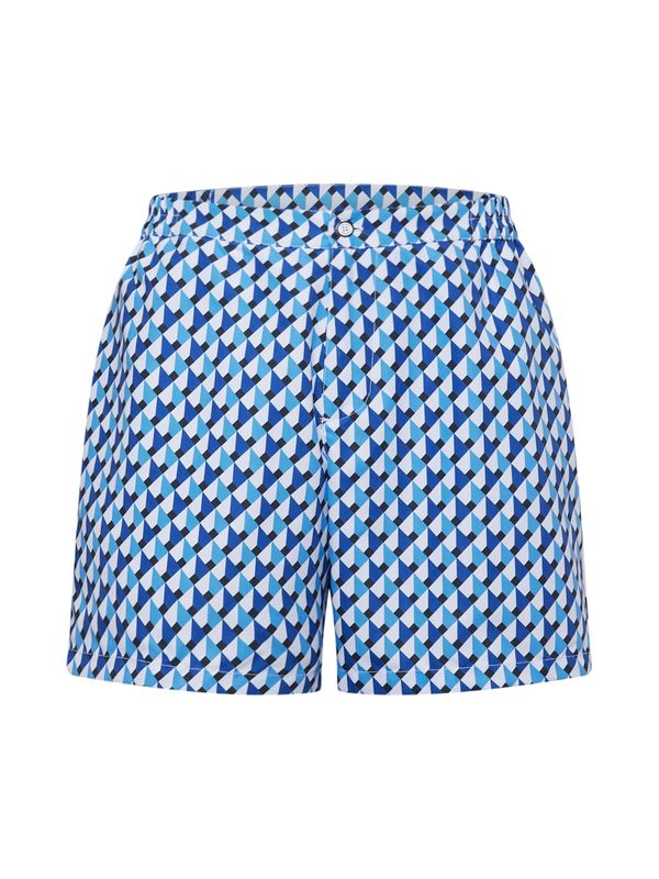 Hackett London Hackett London Шорти за плуване  лазурно синьо / кралско синьо / черно / бяло