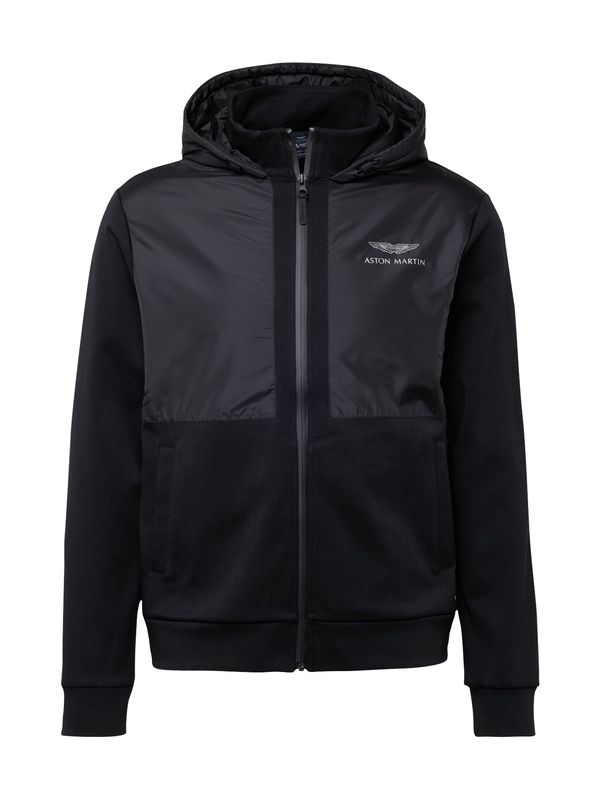 Hackett London Hackett London Суичъри с качулка  черно / бяло