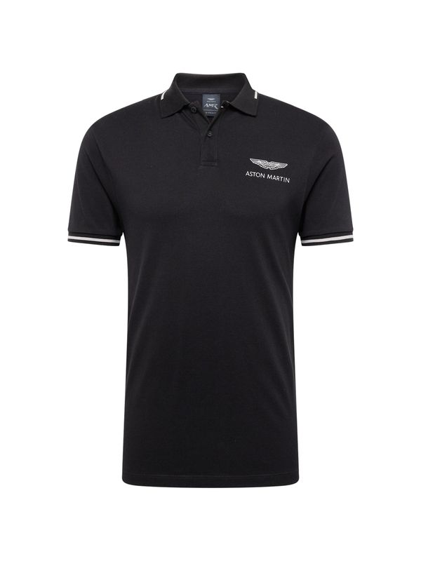 Hackett London Hackett London Тениска  черно / бяло