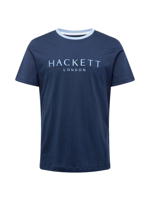 Hackett London Hackett London Тениска 'HERITAGE CLASSIC'  светлосиньо / тъмносиньо