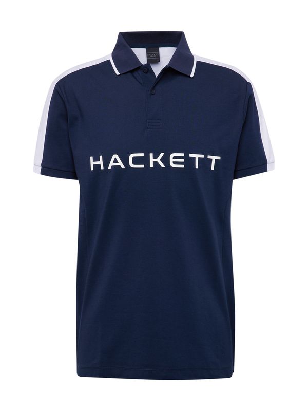 Hackett London Hackett London Тениска  нейви синьо / бяло