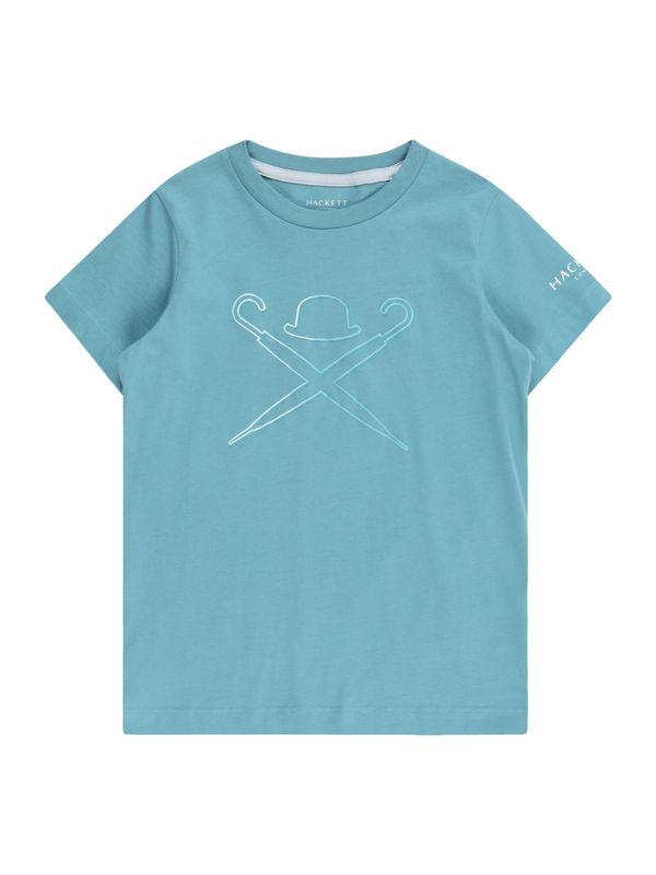 Hackett London Hackett London Тениска  опушено синьо / бяло