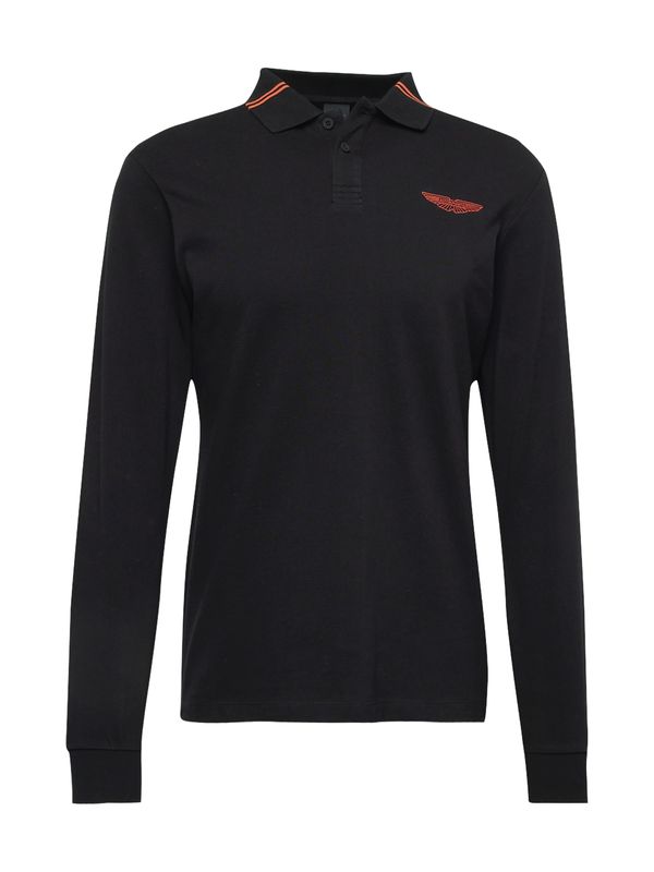 Hackett London Hackett London Тениска  тъмнооранжево / черно