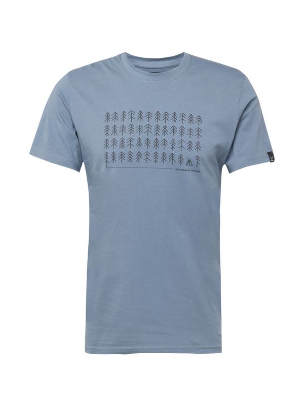 Haglöfs Haglöfs Функционална тениска 'Outsider By Nature'  нейви синьо / гълъбово синьо