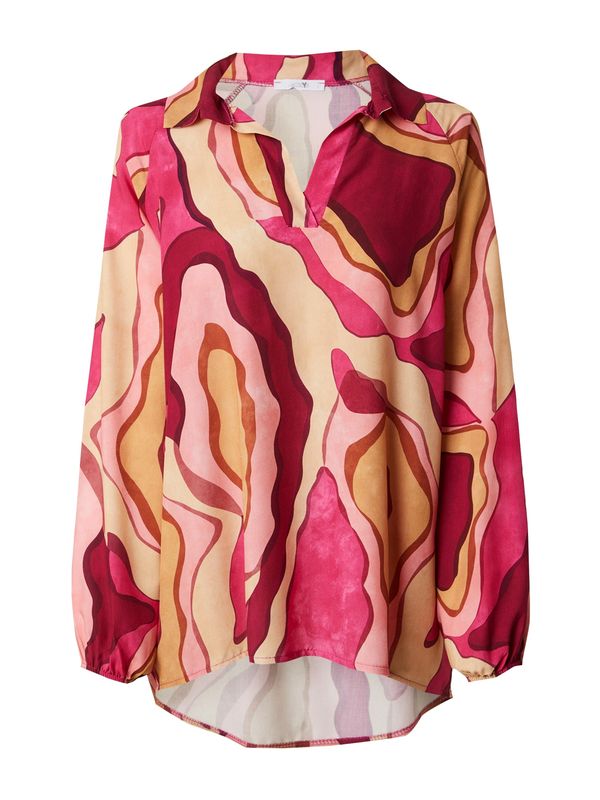 Hailys Hailys Блуза 'Romi'  бежово / циклама / светлорозово / бордо