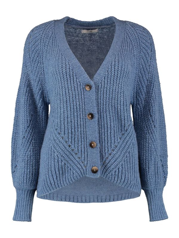 Hailys Hailys Плетена жилетка 'Ida'  гълъбово синьо