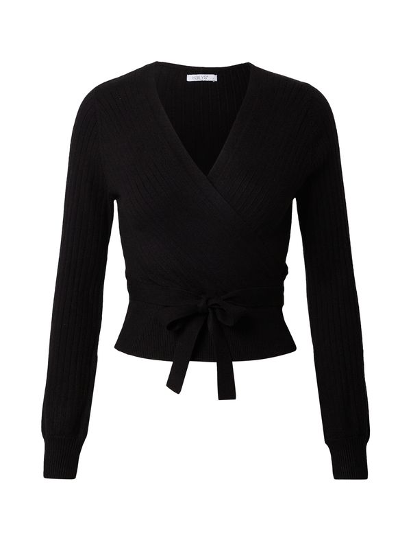 Hailys Hailys Пуловер 'Fleur'  черно