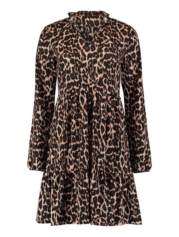 Hailys Hailys Рокля 'Alba'  камел / черно