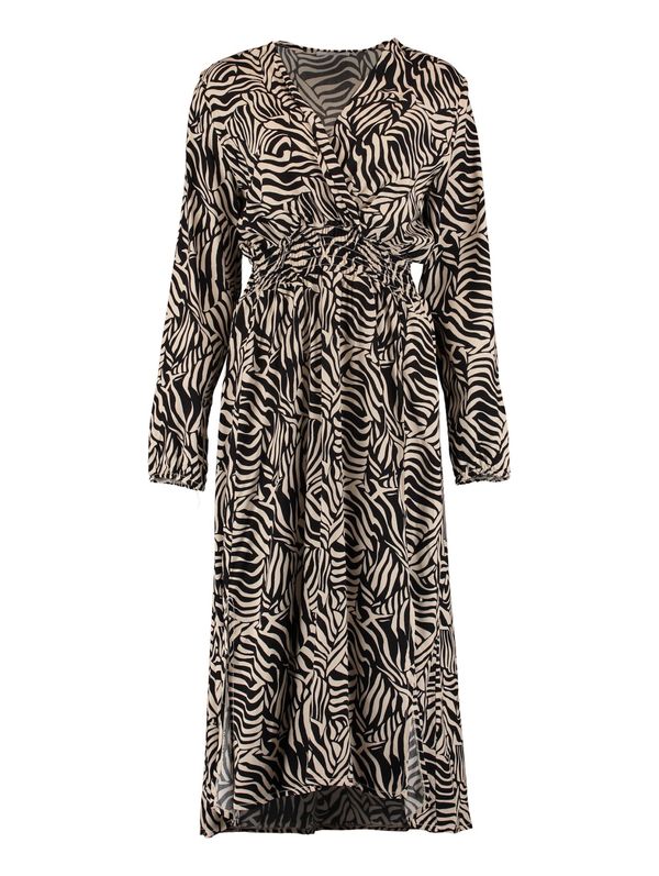 Hailys Hailys Рокля 'Ca44milla'  бежово / черно