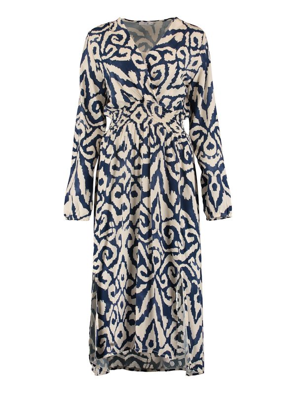 Hailys Hailys Рокля 'Ca44milla'  бежово / нейви синьо