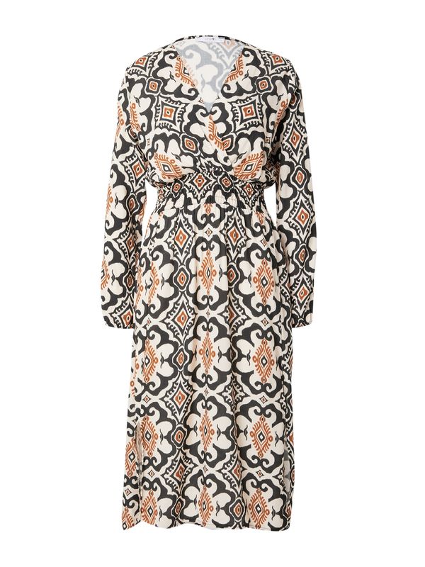 Hailys Hailys Рокля 'Camilla'  сепия / черно / бяло
