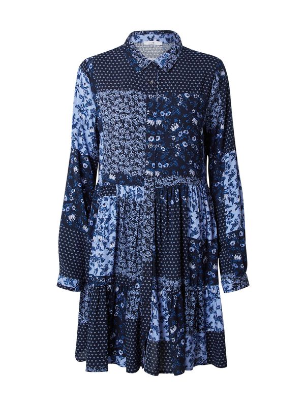 Hailys Hailys Рокля тип риза 'La44rissa'  синьо / нейви синьо / светлосиньо / бяло