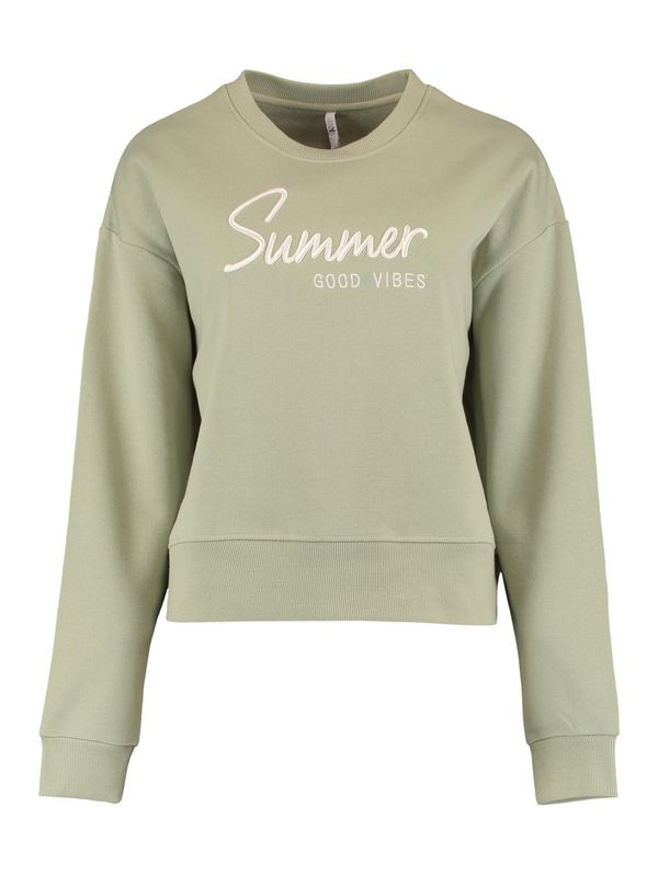 Hailys Hailys Суичър 'Su44nny'  бежово / каки