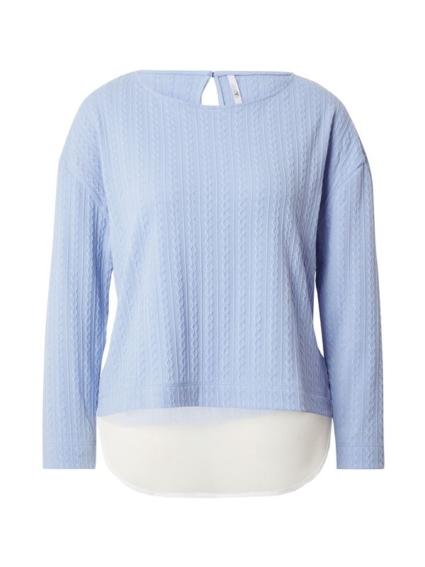 Hailys Hailys Тениска 'Ca44rry'  кремаво / светлосиньо