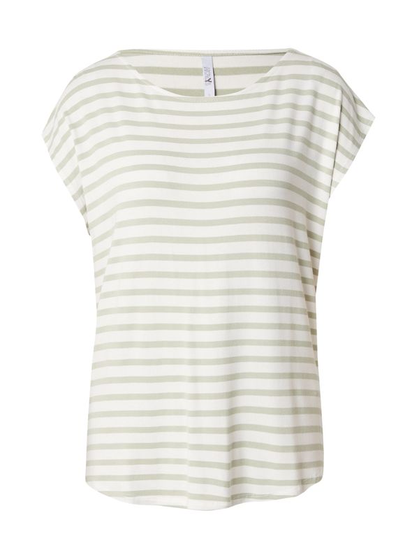 Hailys Hailys Тениска 'Em44ma'  пастелно зелено / бяло