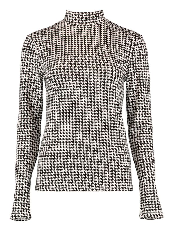 Hailys Hailys Тениска 'Kimmy'  антрацитно черно / бяло