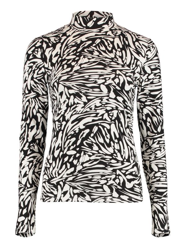 Hailys Hailys Тениска 'Kimmy'  черно / бяло