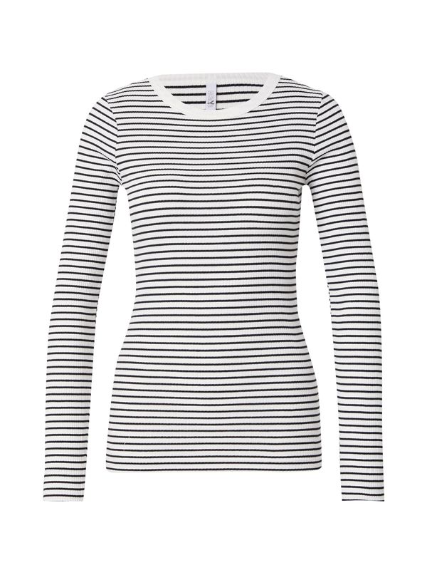 Hailys Hailys Тениска 'Mayla'  черно / бяло