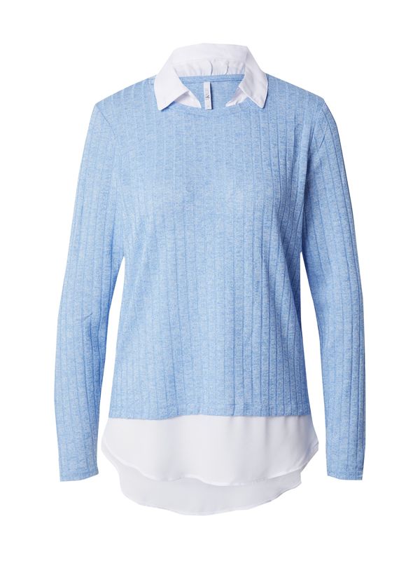 Hailys Hailys Тениска 'Si44ra'  светлосиньо / бяло