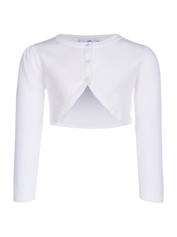 happy girls happy girls Плетена жилетка  бяло