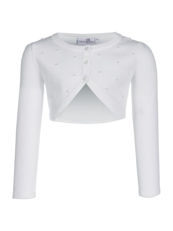 happy girls happy girls Плетена жилетка  бяло