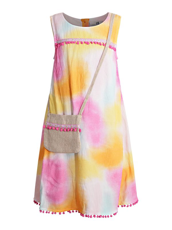 happy girls happy girls Рокля  пастелно синьо / жълто / розово / пастелно розово