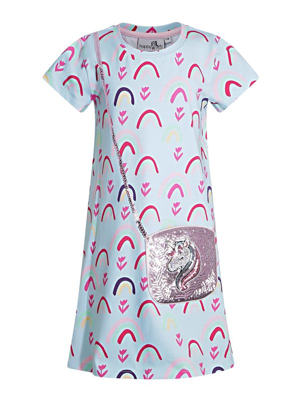 happy girls happy girls Рокля  светлосиньо / лилав / розово / бледорозово