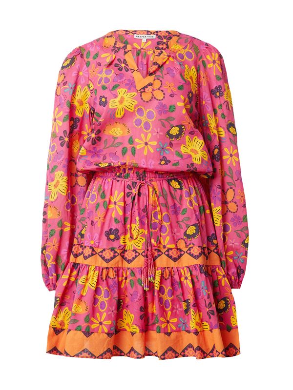 Harper & Yve Harper & Yve Рокля  жълто / тъмнолилаво / оранжево / светлорозово