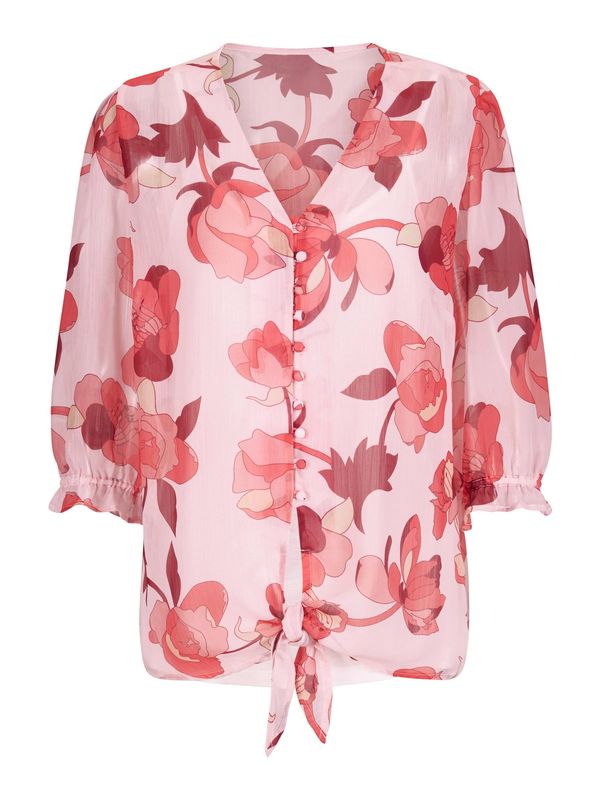 heine heine Блуза  бледорозово / червено