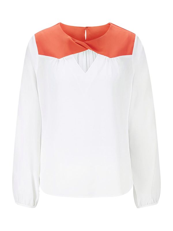 heine heine Блуза  екрю / корал